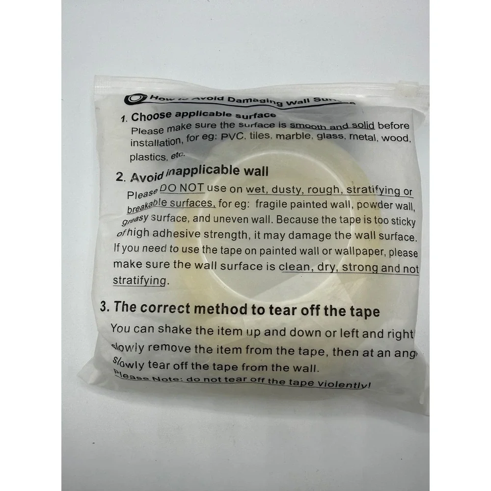 Double Sided‎ Adhesive Tape Rolls 2 Pack Clear for Crafting Scrapbooking DIY
